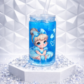 Cinderella 16oz Snowglobe Tumbler.