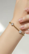 Brazalete con Zirconia para mujer