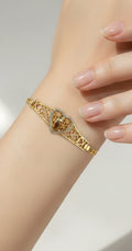 San Judas 14k Gold color Bracelet.